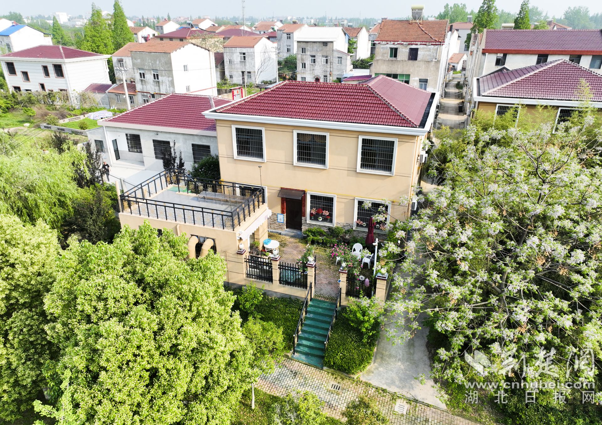 西王村村民王偉因地制宜，把房前屋后改造成別致小院，還開起了農(nóng)家樂。1.jpg.jpg